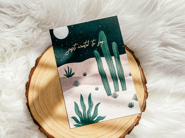 Desert Nightfall Card