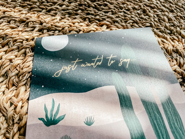 Desert Nightfall Card