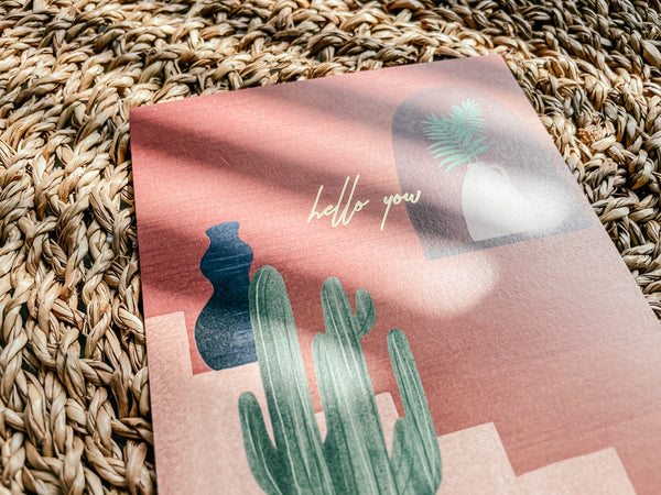 Terra Cotta Stairway Card